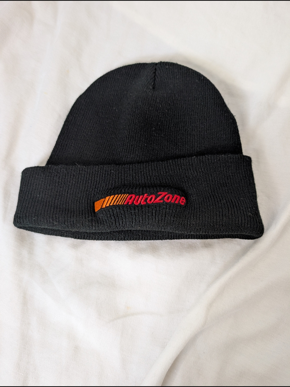 AutoZone Black Knit Beanie Hat
